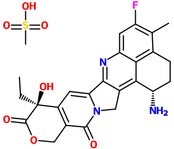 (图片) MC017089 Exatecan (DX-8951) mesylate